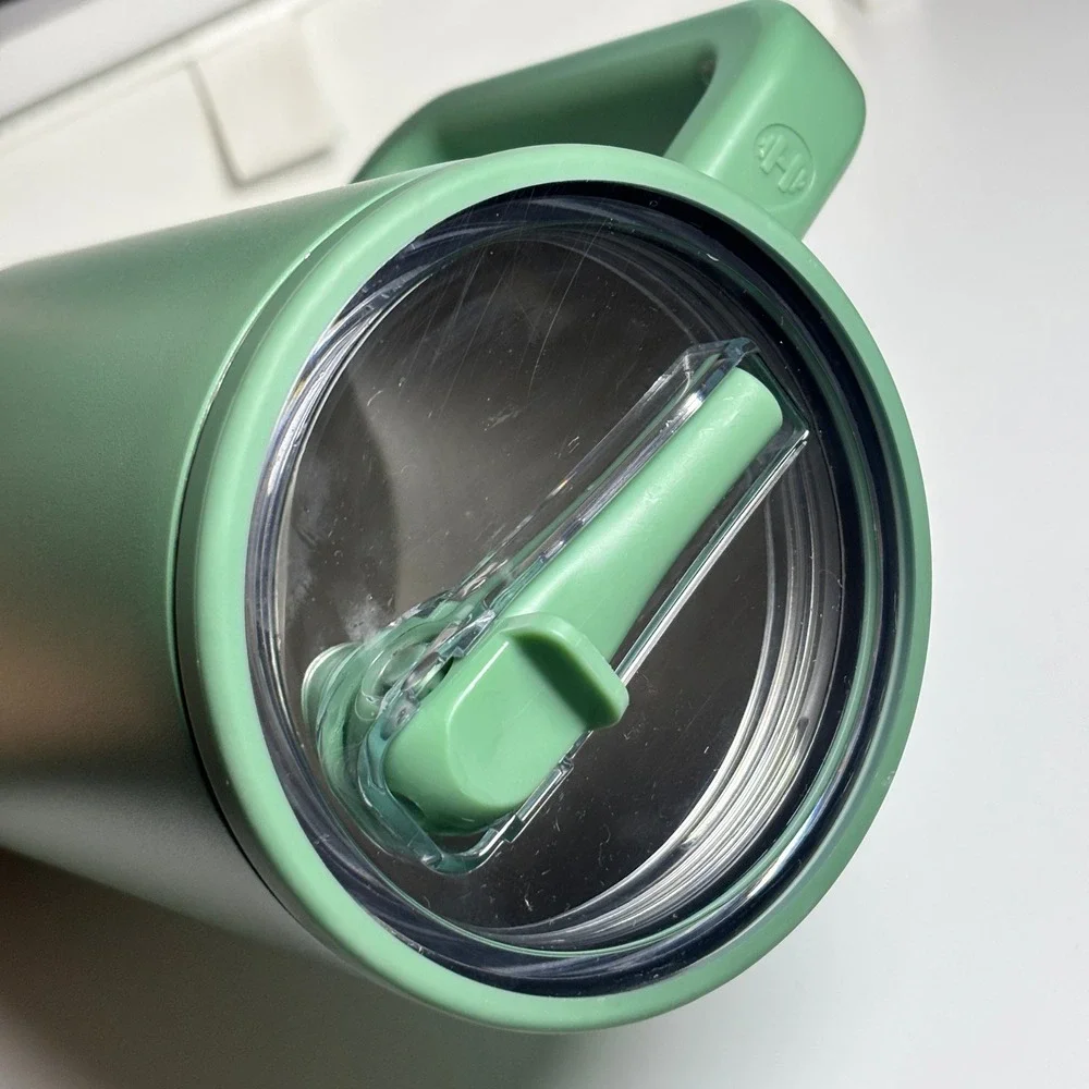 HydroJug Unisex Traveler Tumbler 40oz Sage Green Stainless Steel Spill Proof Lid